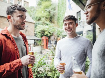 Photo of three young men