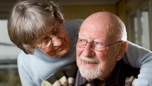 Photo of an elderly couple