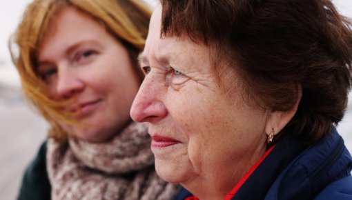 Photo of a mother and daughter