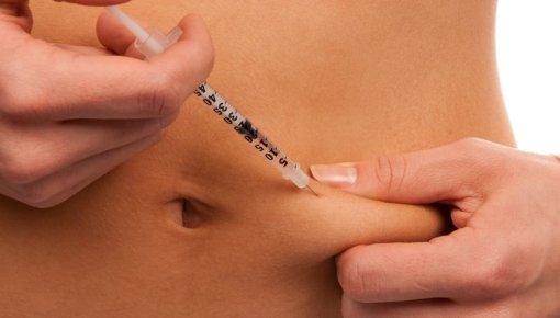 Photo of insulin being injected