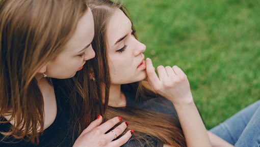 Photo of two women