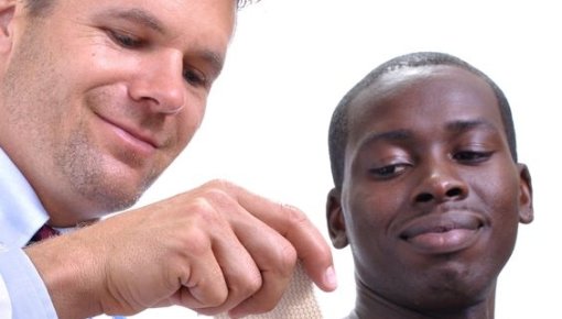 Photo of young man at the doctor's