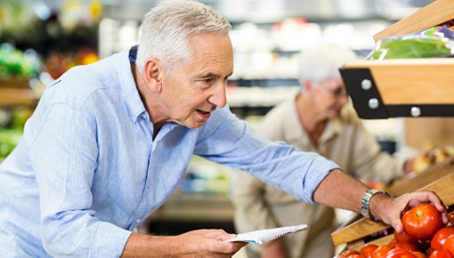 Photo of a man going shopping