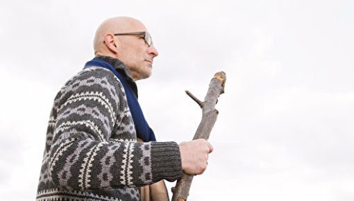 Photo of a man outdoors