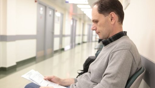 Photo of a patient at the hospital