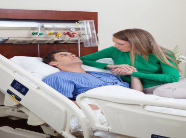 Photo of a patient after surgery
