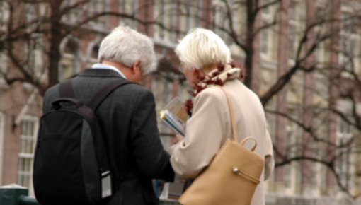 Photo of an elderly couple