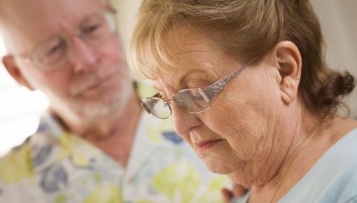 Photo of an elderly couple