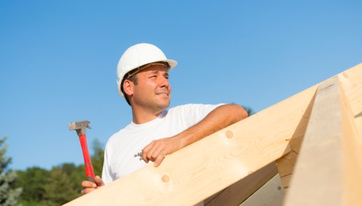 Photo of a roofer