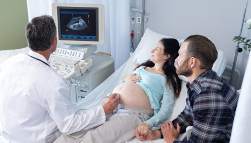 Photo of an ultrasound scan