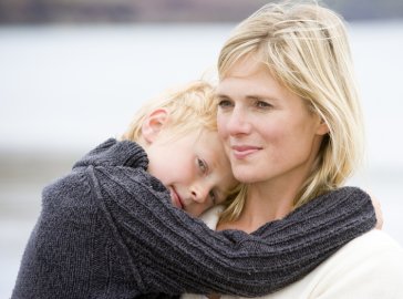 Photo of a mother and her son