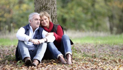 Photo of a couple outdoors