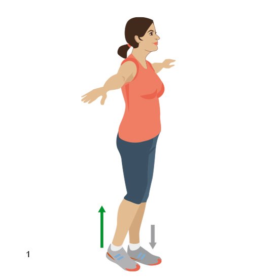Illustration: The airplane - first position