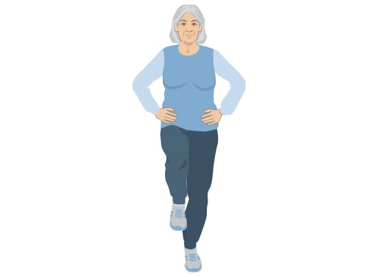 Illustration: Standing on one leg
