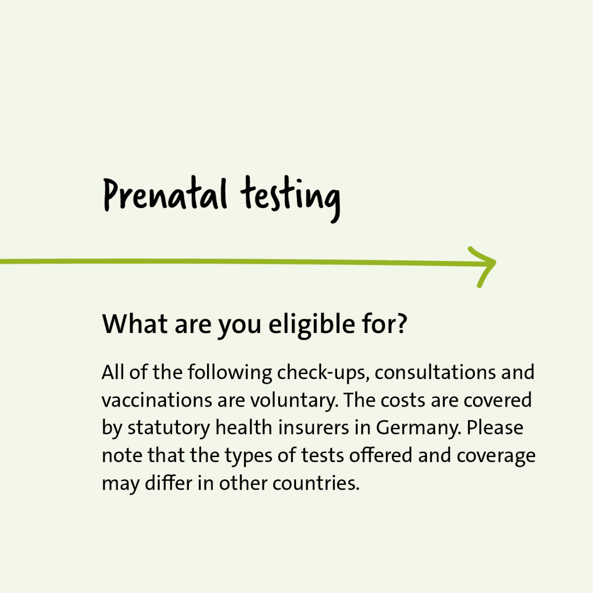 Illustration: Prenatal testing