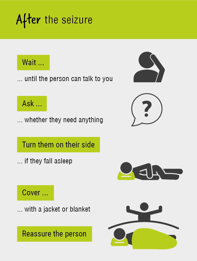 Illustration: Epileptic seizure: What you can do after the seizure