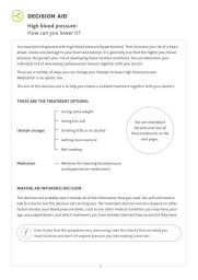 Preview of high blood pressure decision aid