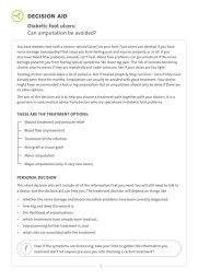 Illustration: Decision aid diabetic foot ulcers