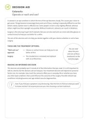 Thumbnail of "Cataracts" decision aid